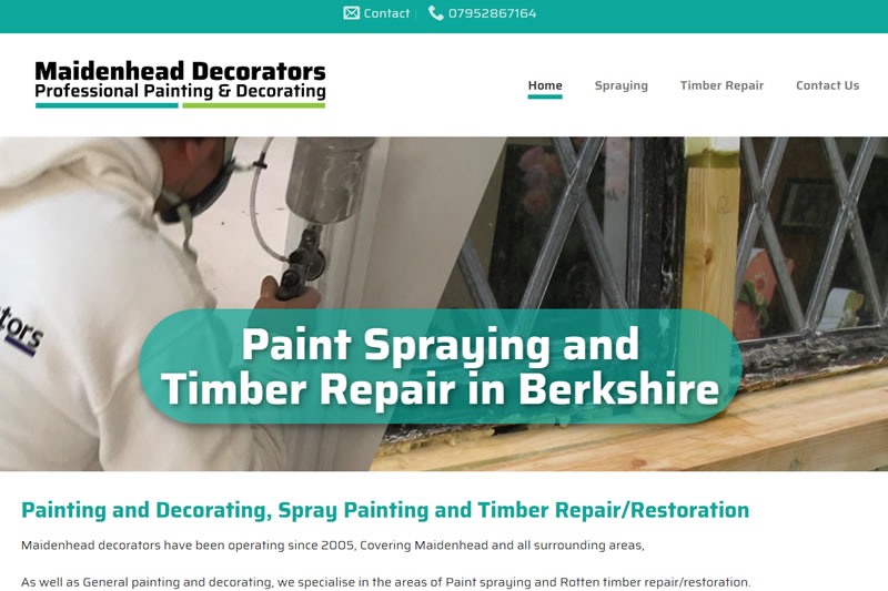 Website Design By PHD - Maidenhead Decorators