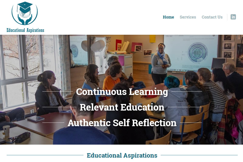 Website Design By PHD - Educational Aspirations