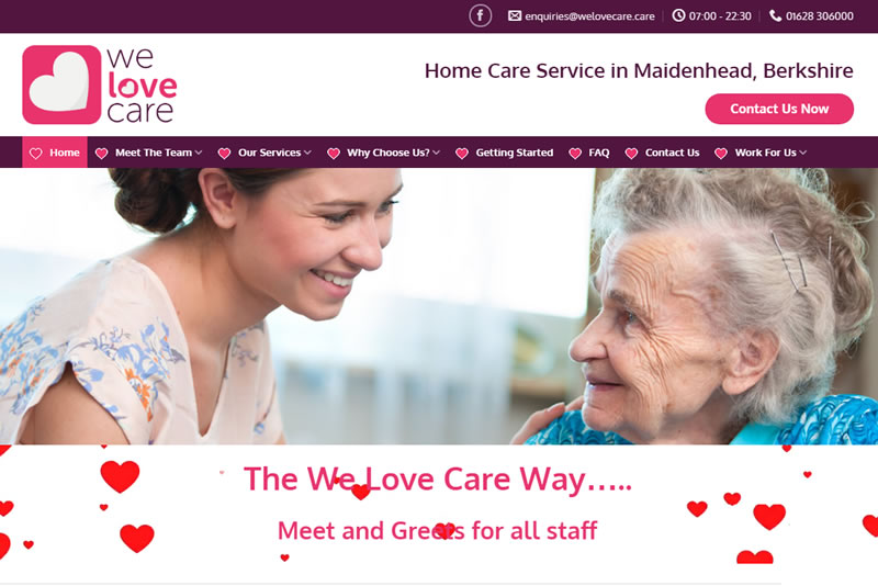Website Design By PHD - We Love Care