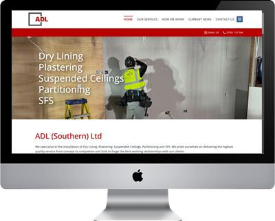 Website Design - ADL Southern Ltd - PHD Website Design